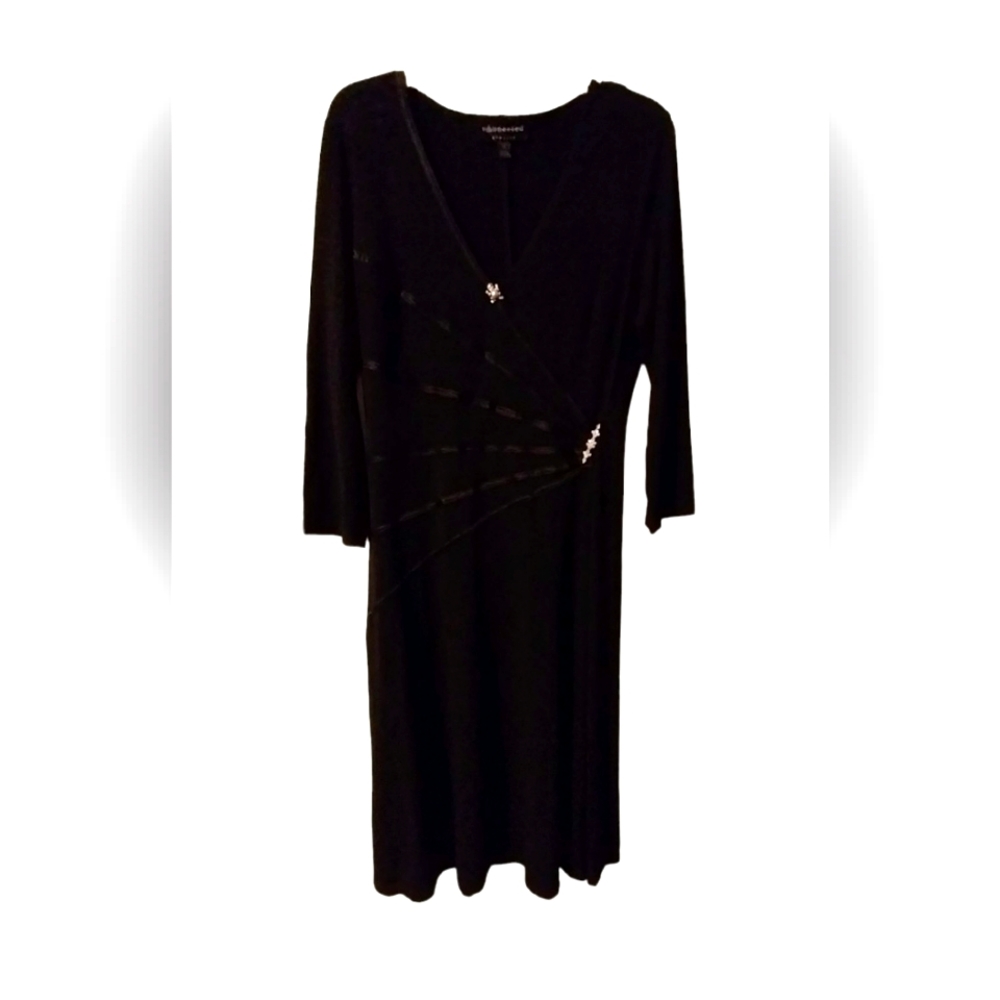 Black sheer dress